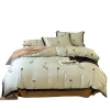 French light luxury style Tencel cotton four-piece set, ice silk cool bed sheet and duvet cover, spring and summer nude sleep skin-friendly bedding Item Picture